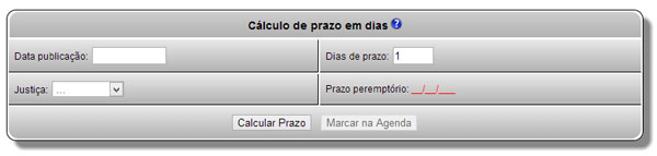 Calculadora de Prazos Judiciais